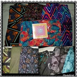 NWOT LuLaRoe lot of 10 size OS leggings va…